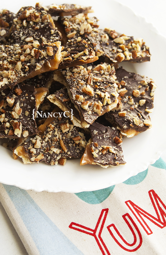 Saltine Cracker Toffee @ NancyC