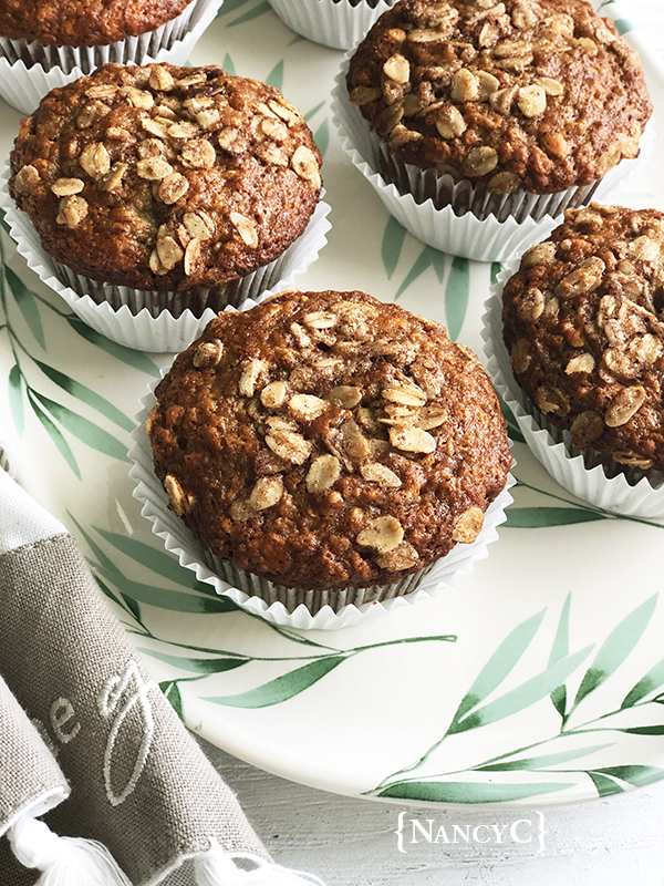 Banana Oat Buttermilk&nbsp;Muffins