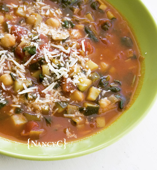 Tomato Veggie Garbanzo&nbsp;Soup