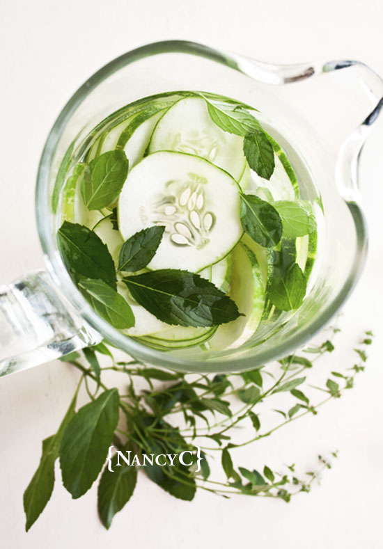 Cucumber-Mint Water