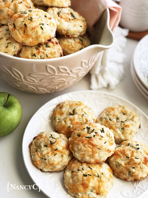 Apple–Cheddar Biscuits