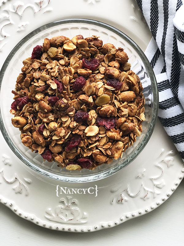 Peanut-Cranberry Granola