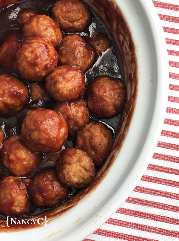 Cranberry Sauce Meatballs