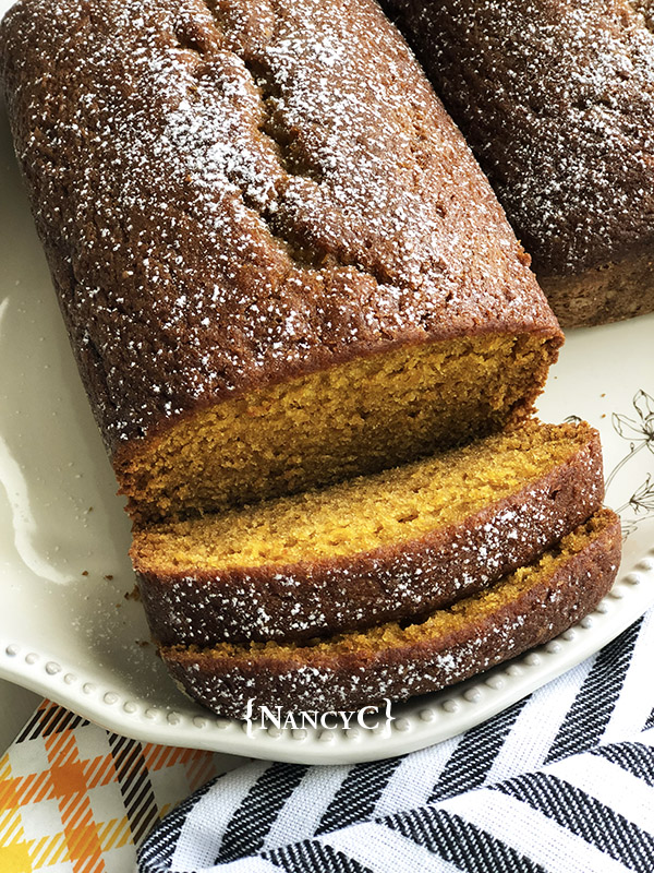 Pumpkin Pound Cake Loaves