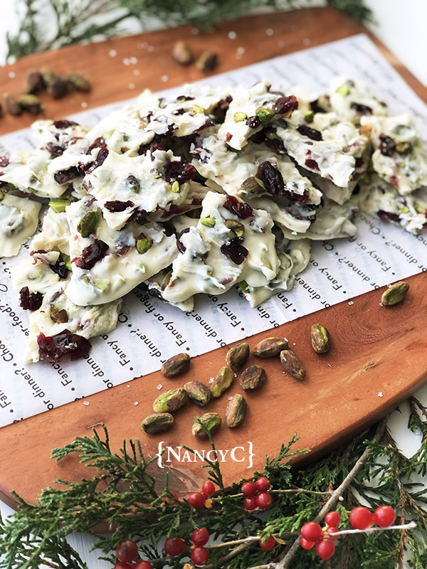 Cranberry-Pistachio Bark