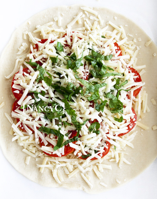 Caprese Tart III @ NancyC