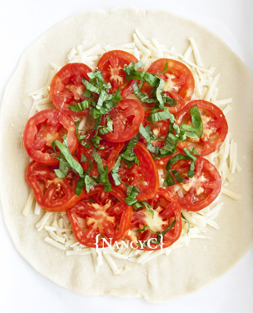 Caprese Tart II @ NancyC