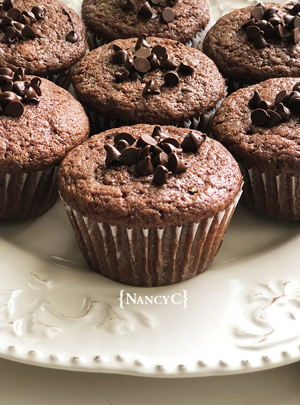 Chocolate Chip Cocoa&nbsp;Muffins