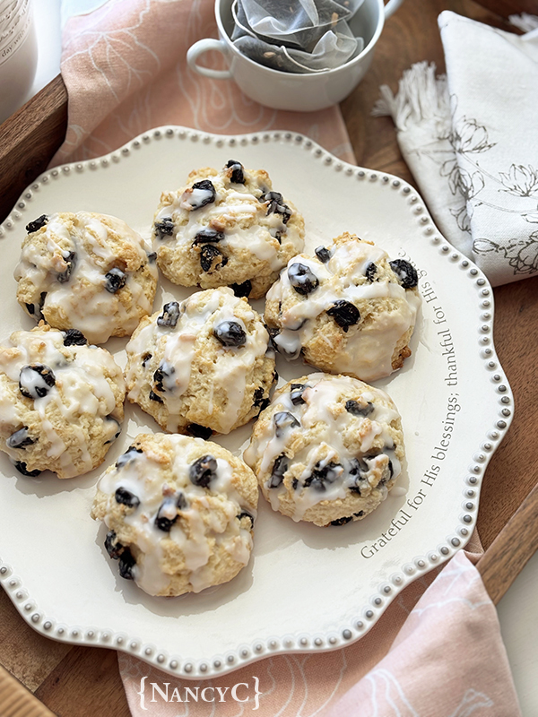 Cherry Drop Scones