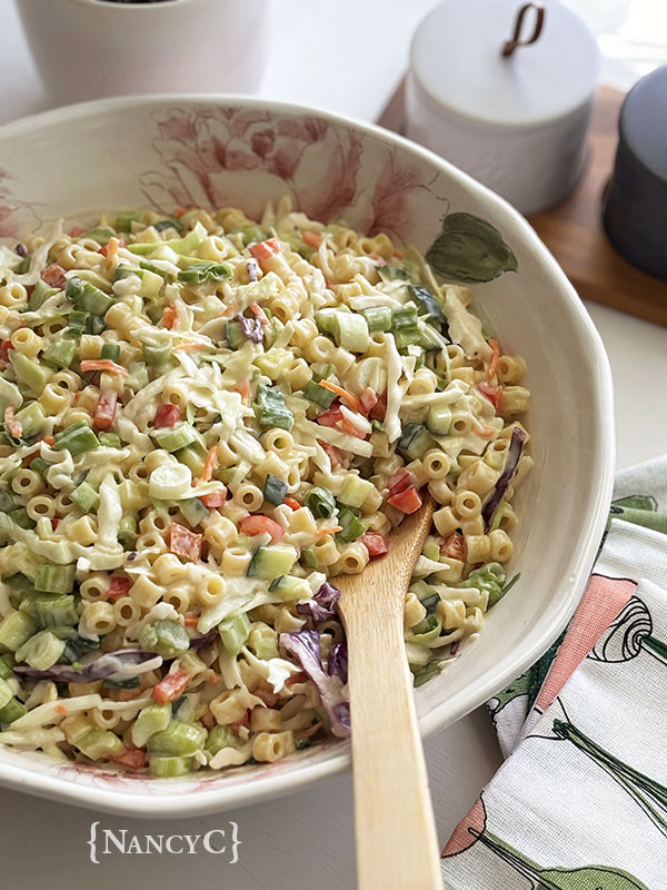 Coleslaw Pasta Salad