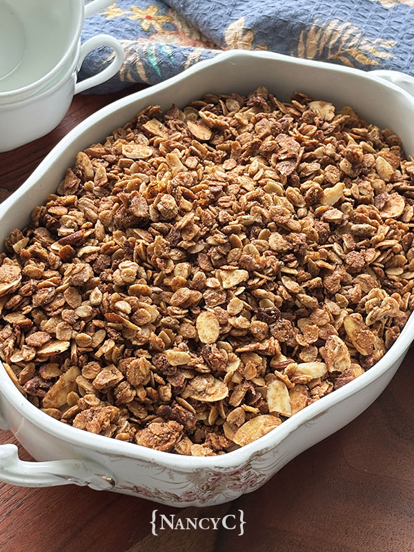 Maple-Almond Butter Granola