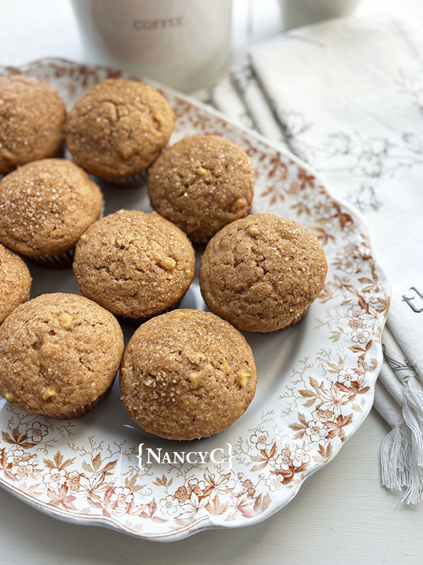 Applesauce-Apple Butter Muffins